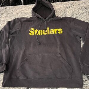 Reebok Black and Yellow Steelers Hoodie